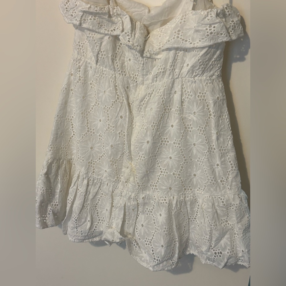 Lulus White Eyelet Ruffle Sundress - Picture 5 of 8